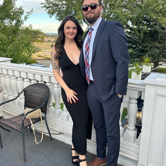 Late Night Texts Maxi Dress Black - Picture 2 of 2